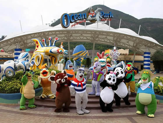 香港旅游景点推荐：海洋公园 Ocean Park/香港必去旅游景点