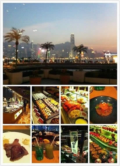 香港最受好评的自助餐TOP10你吃过几家？港畔餐厅  尖沙咀